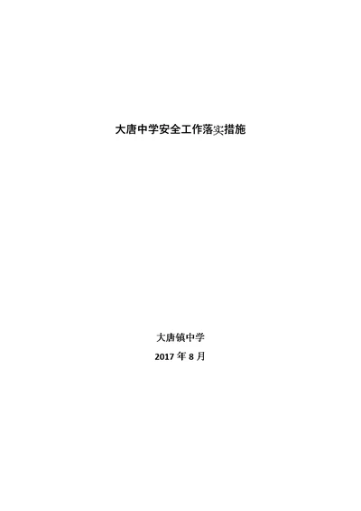 安全工作落实措施(共7页)
