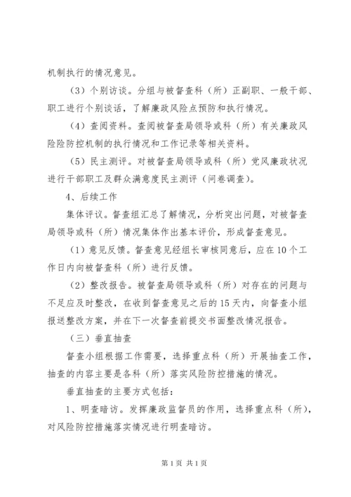 廉政风险防控机制督查制度.docx