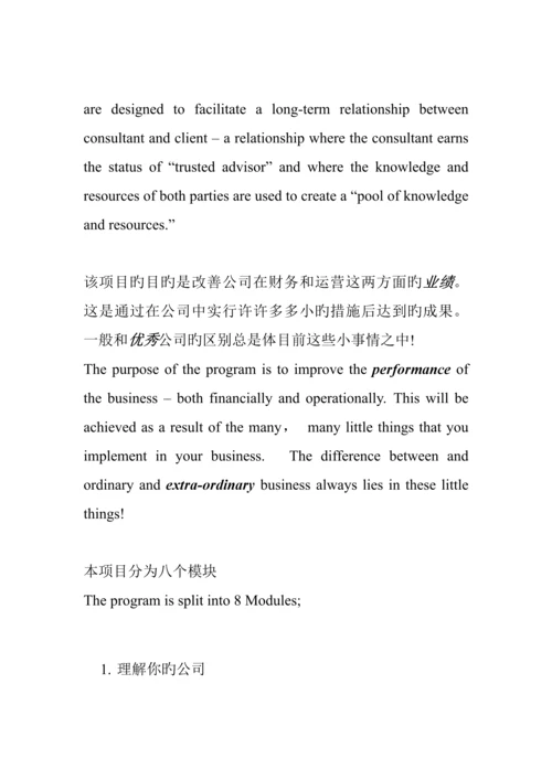 咨询顾问标准手册中英文.docx