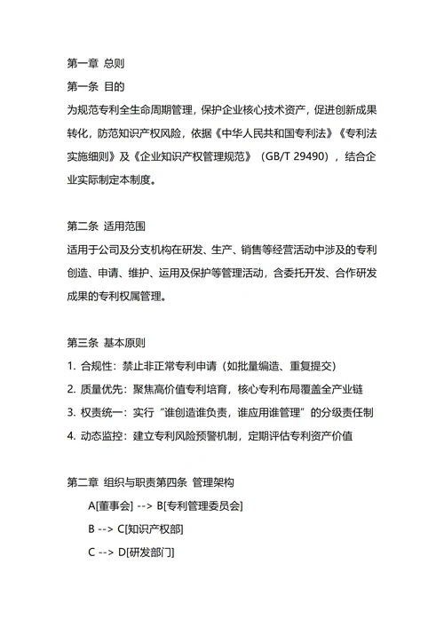 通用公司专利管理制度