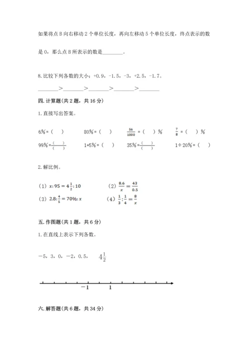 小学数学试卷六年级下册期末测试卷精品【典型题】.docx