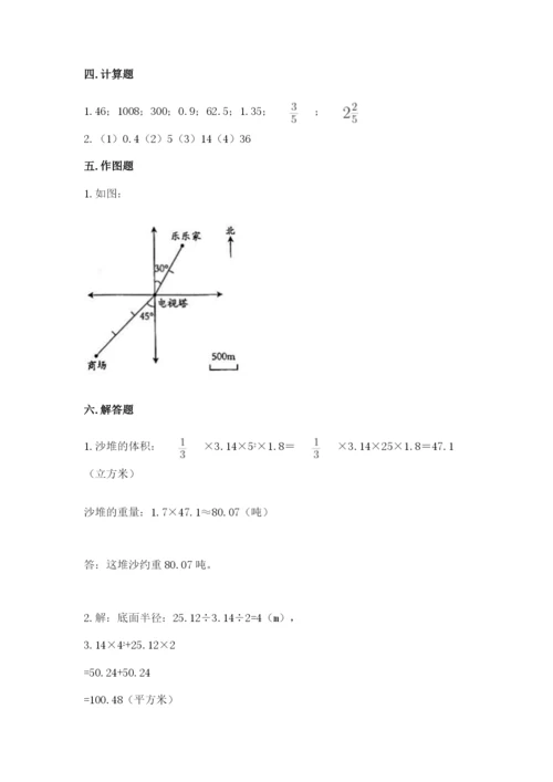 小升初六年级期末试卷带答案（实用）.docx