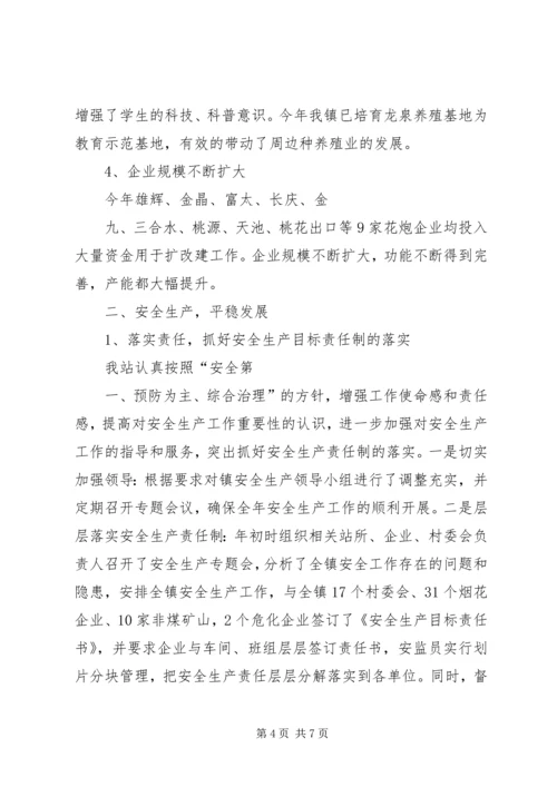 乡镇经发办年度经济工作总结.docx