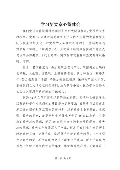 学习新党章心得体会 (17).docx