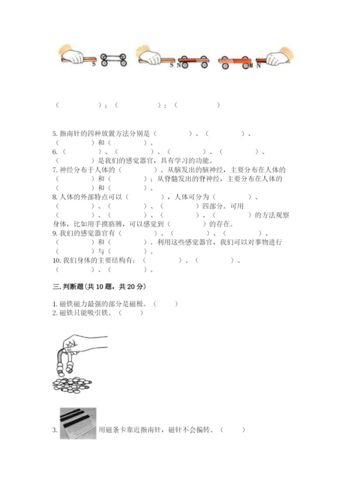 教科版小学科学二年级下册期末测试卷带答案（考试直接用）.docx