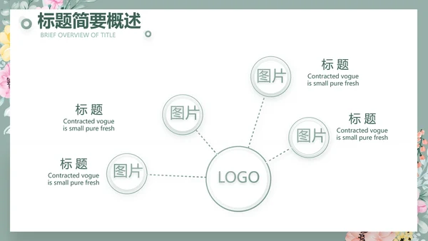 绿色水彩风公司产品介绍宣传通用PPT动态模板