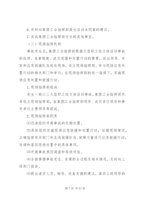 大型文体活动事故应急预案范文合集.docx