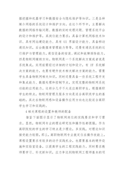 高职院校物联网应用型人才”培养模式的探讨论文.docx