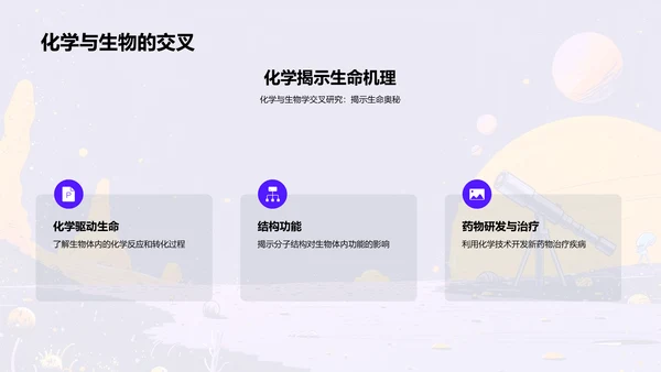 宇宙与生命探秘PPT模板
