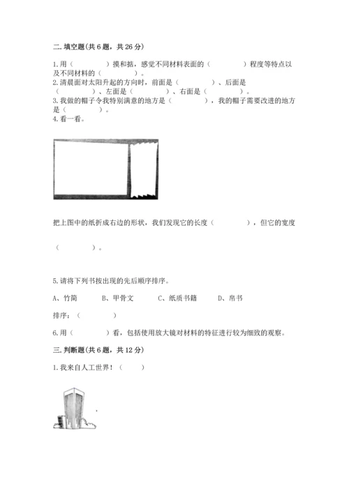 教科版科学二年级上册《期末测试卷》【考点精练】.docx