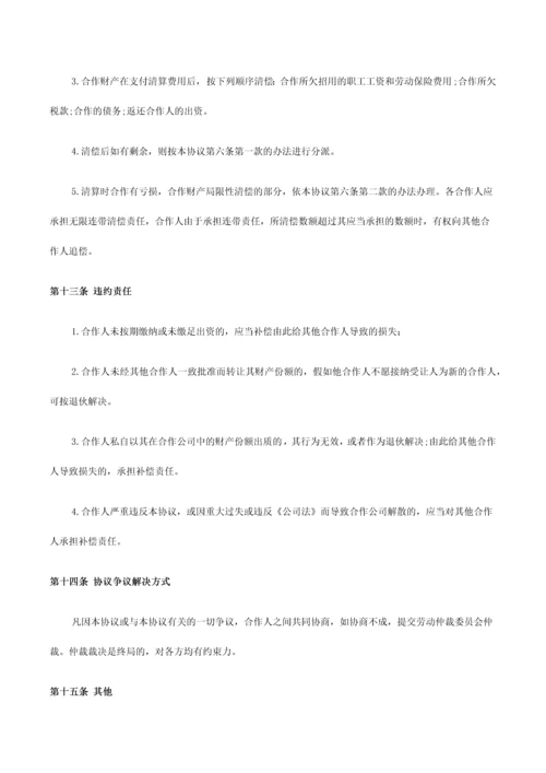 合伙人合作协议书.docx