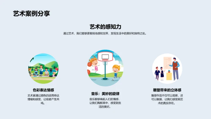 艺术在生活中PPT模板