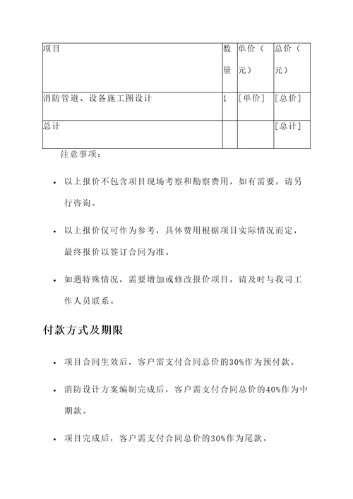 宜宾建筑消防设计报价单