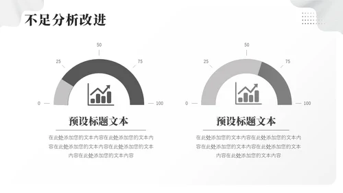 极简季度工作总结PPT