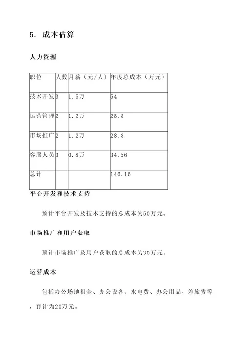 大学生创业财务分析策划案