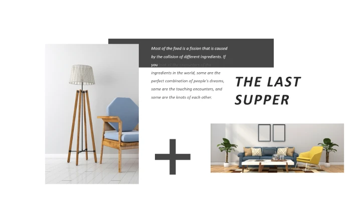 极简风室内设计北欧风格居家房屋室内装修设计方案PPT模版