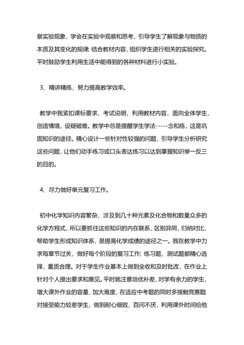 化学学科教师个人工作总结范文.docx