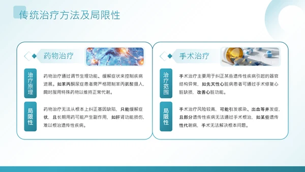 蓝色科技风遗传性疾病治疗探索毕业论文答辩PPT