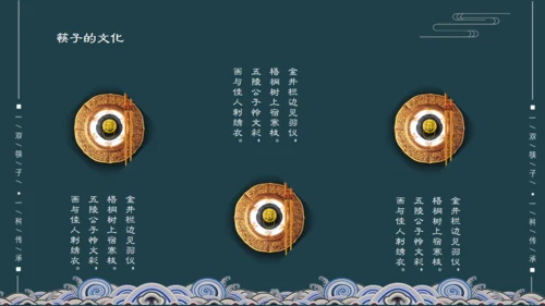 关于筷子的文化传承通用PPT模板