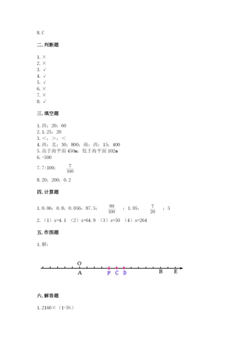 小升初六年级期末试卷精品【综合题】.docx