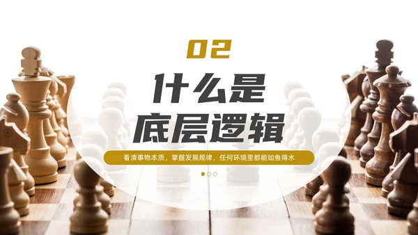 实拍风底层逻辑读书分享PPT
