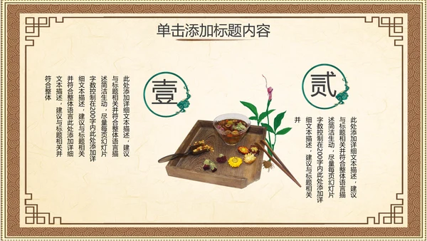 2021大气复古中国风养生保健医院传统中医学文化中草药PPT