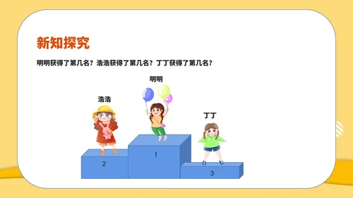 黄色扁平风一年级数学1-5的加减课件PPT模板