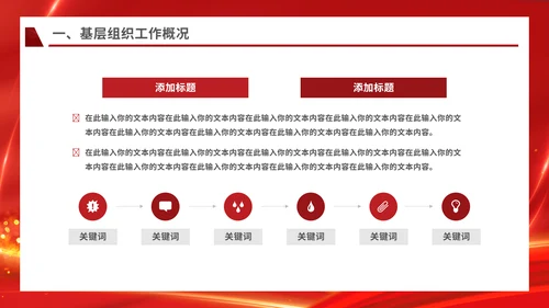 党政机关总结汇报模板