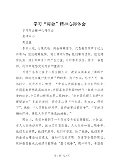 学习“两会”精神心得体会 (3).docx