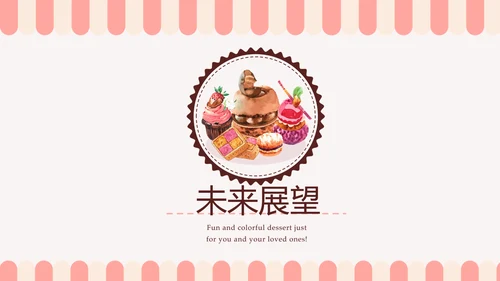 简约时尚蛋糕房烘焙动态PPT