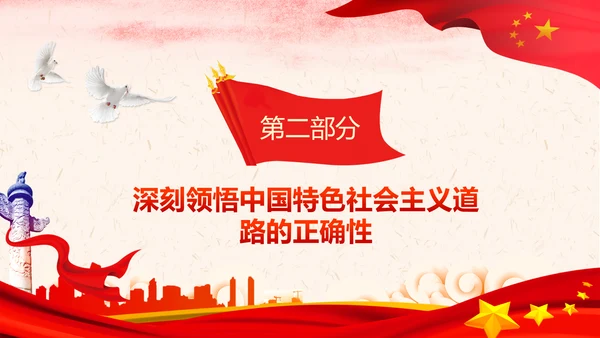 坚持中国道路十个坚持党支部党课党建PPT课件