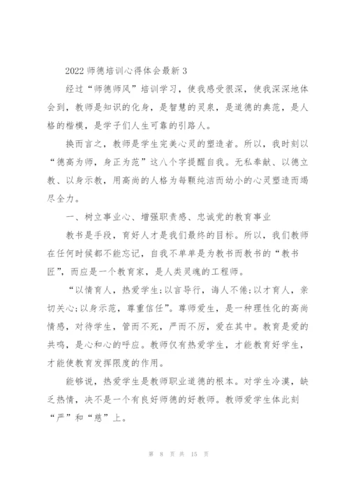 2022师德培训心得体会.docx