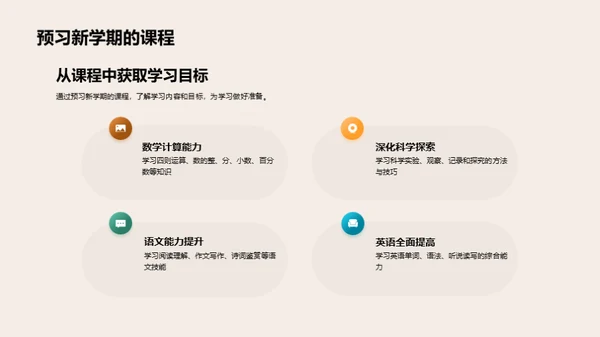 四年级的学习之旅