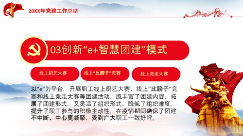 党支部工作总结汇报党支部书记述职报告PPT