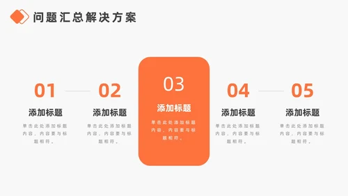 橙色简约商务风财务汇报总结商务汇报PPT模板年中总结