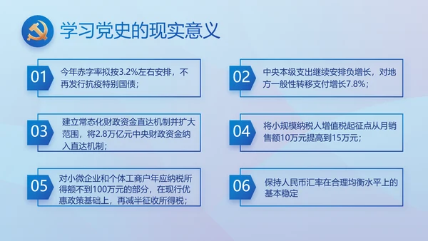蓝色大气党风廉政建设工作总结动态PPT模板