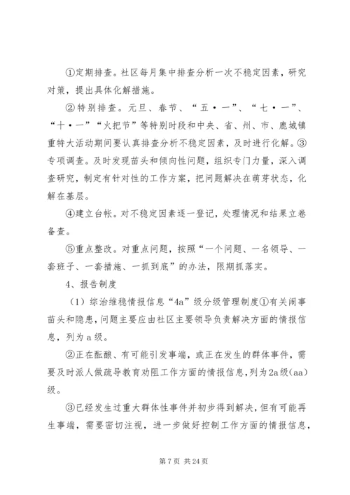高校校园维稳应急的工作预案.docx