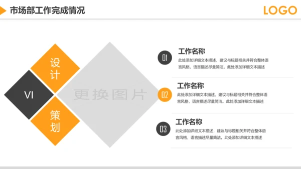 2019市场部销售年终工作总结PPT模板