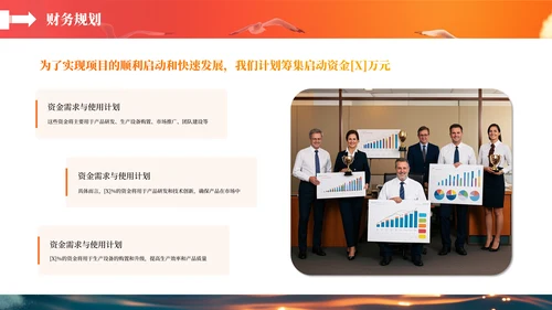 橙色工作总结汇报PPT模板