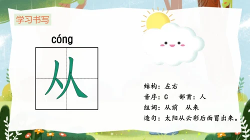 课文8《雨点儿》-（教学课件）