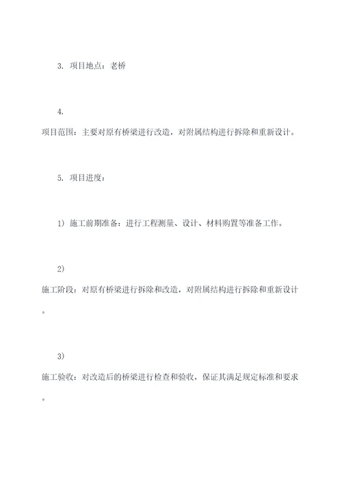 老桥拼宽施工方案