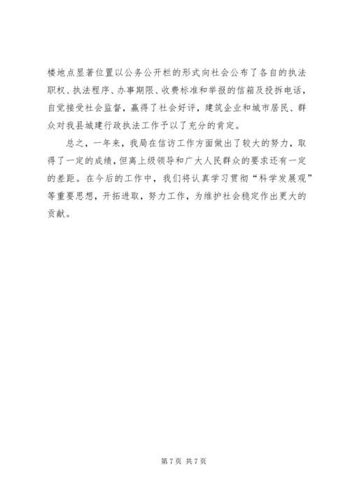信访工作年终总结地范文.docx