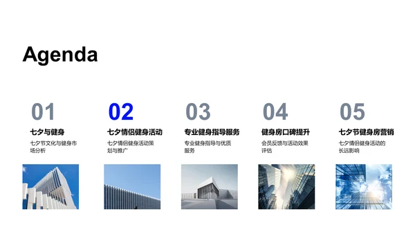 七夕健身营销策划PPT模板