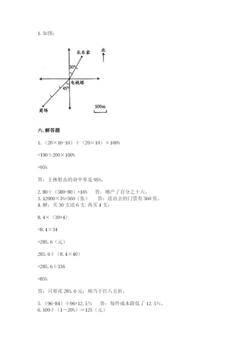 峨山彝族自治县六年级下册数学期末测试卷及精品答案.docx