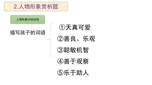 部编版语文五年级阅读理解期中重点知识复习讲解   课件
