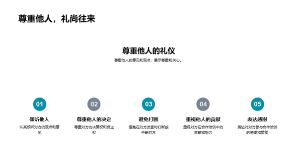 赢在游戏洽谈礼仪