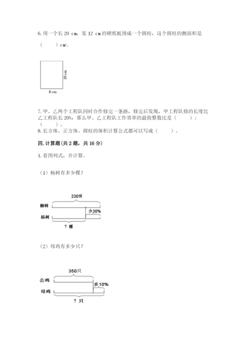 北京版六年级下册数学期中测试卷【易错题】.docx