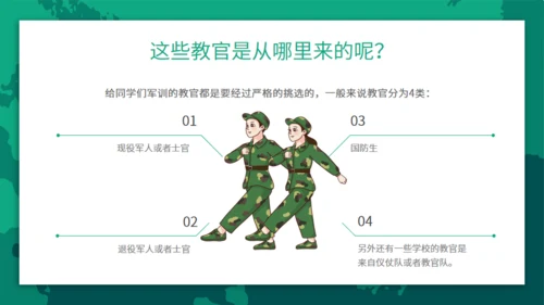 迷彩青春在此启程新生军训通用PPT模板