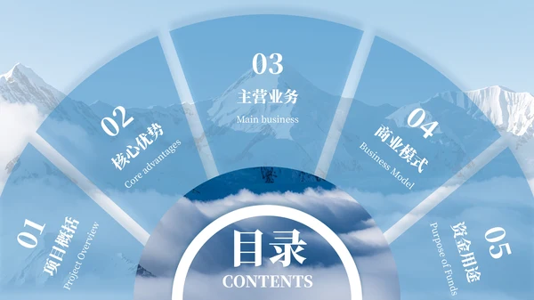 彩色简约风目录页PPT版式合集