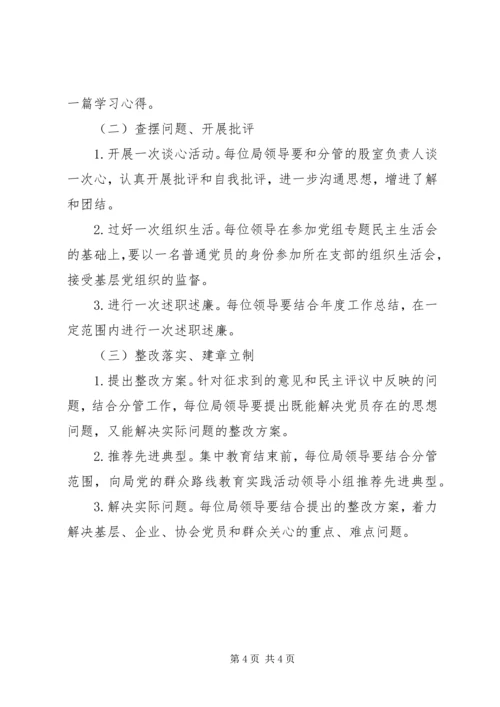 领导班子参加党的群众路线教育实践活动方案.docx